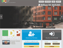 Tablet Screenshot of dis-process.com